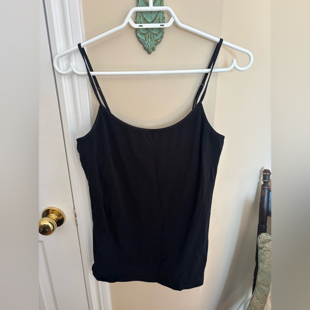 aerie Black Spaghetti Strap Camisole